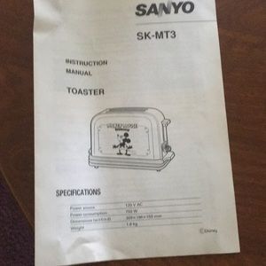 Original “ Disney Mickey Mouse” toaster